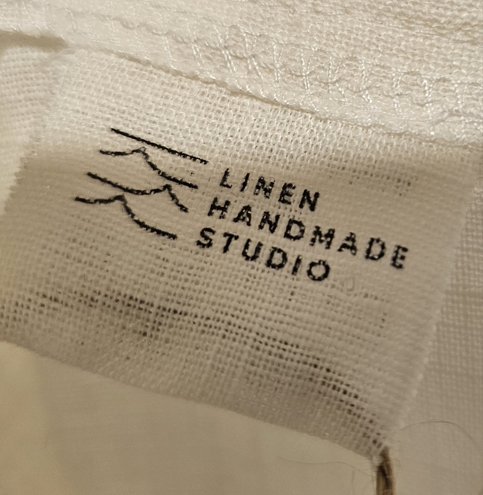 NWT Linen Handmade Studio Midi linen skirt Sandy - Picture 3 of 5